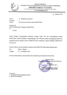 Page 1 BADAN NASIONAL PENEMPATAN DAN PERLINDUNGAN