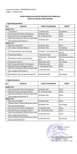 jadwal-postes - Dispendik Ketenagaan Surabaya