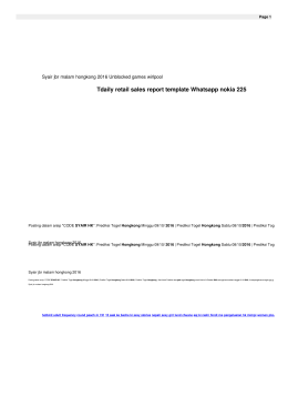 Syair jbr malam hongkong 2016