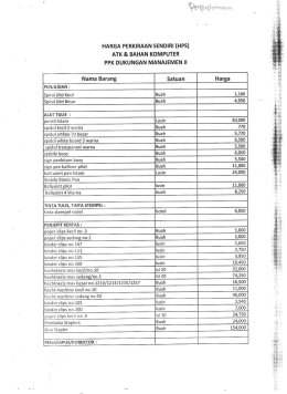 Harga ATK PPK DM20001