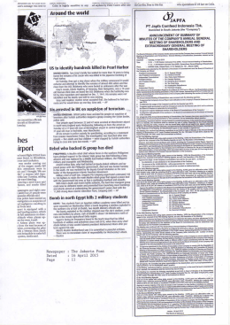 The Jakarta Post 20150416 as of April 16, 2015