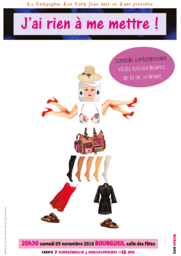 Page 1 La ComPagrie Les Cirq jeux dits et Luis Préserte J`ai rien à