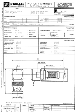 R141191 - Radiall - Datasheet.Company