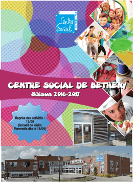 trimestre - Centre Social de Bétheny