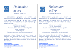 Relaxation active Relaxation active