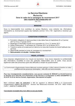 Page 1 Direction G&eacute;n&eacute;rale des Services Direction des Ressources
