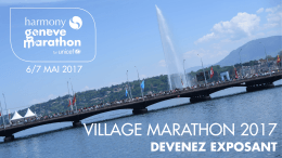 HGM17 Village Marathon - Harmony Geneve Marathon for Unicef
