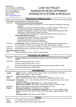 CV Yann LE RU