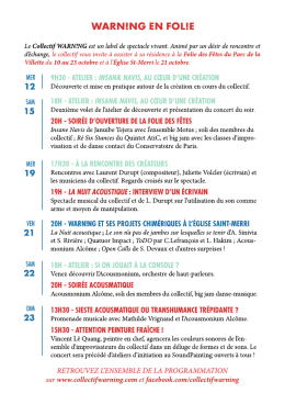 Téléchargez le programme