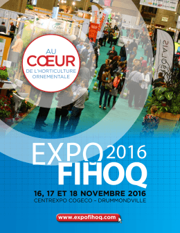 16, 17 et 18 novembre 2016 - Expo