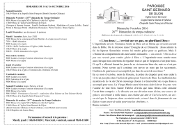 Bulletin - Paroisse Saint Bernard de Dijon