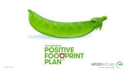 Elior Group Positive Foodprint Plan