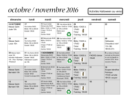 octobre-novembre 2016 - Saint-Jude