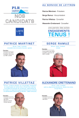 2. candidats - PLR Leytron