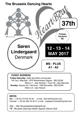 Søren Lindergaard Denmark 12 - 13 - 14 MAY 2017