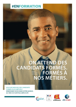 Page 1 #ENFORMATION . ON ATTEND DES CANDIDATS FORMES