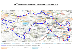 nouveau parcours - Ronde des Foies Gras de Mauvezin