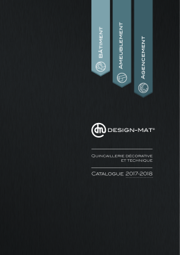 Catalogue - DESIGN-MAT
