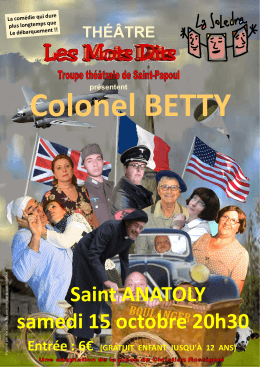 Affiche COLONEL BETTY A3 NOUVELLE VERSION 1.pub