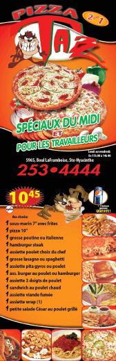 Voir - Restaurant Pizza Taz