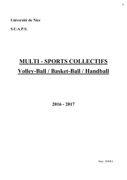 Page 1 - Dossier Multi-Sports Collectifs UEL