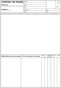 Contrat de phase vièrge