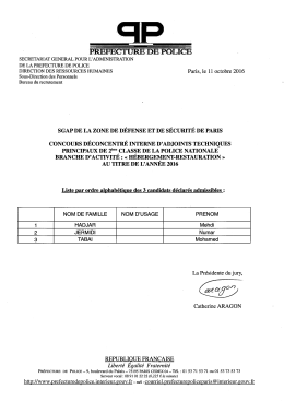 Page 1 HEEFūLIGE SECRETARIAT GENERAL POUR L