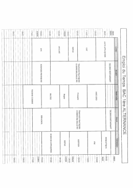 BAC PRO 1ERE - Ecole Ecofih