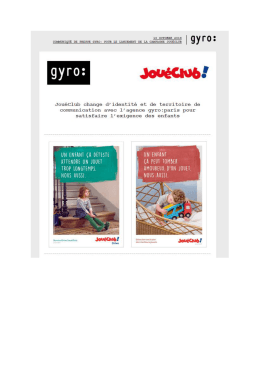 10 October 2016 JOU&Eacute;CLUB CHANGE D`IDENTIT&Eacute; ET DE