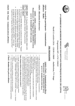Cliquez ici pour voir le programme