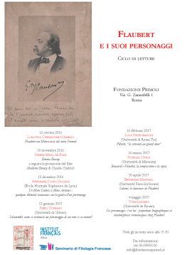 Flaubert e i suoi personaggi