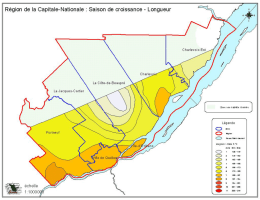 Région de la Capitale-Nationale : Saison de croissance