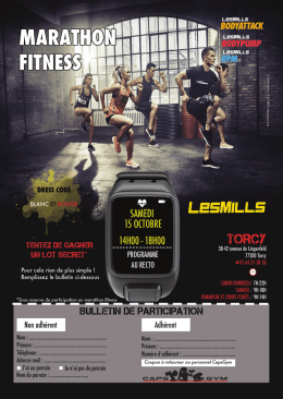 Formulaire d`inscription