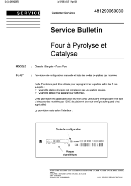 un bulletin service est disponible. merci d\`en pr