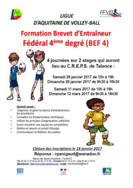 bef-4 - club de volley AGJA