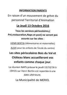 INFORMATION PARENTS (link is external)