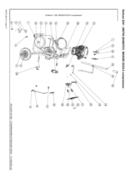 Vue &eacute;clat&eacute;e compresseur MAXAIR 20 24 460.700