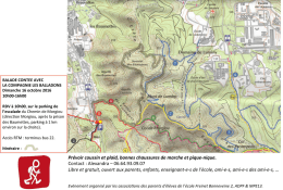 L`itinéraire est disponible ici - Associations des Parents d`Elèves de l
