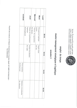 Page 1 FACULTÉ DES SCIENCES JURIDIQUES, ECONOMIQUES