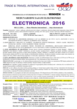 STRUCNO STUDIJSKO PUTOVANJE U AMSTERDAM NA