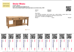 Stolar Misko - Kupujem Prodajem