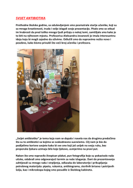 svijet antibiotika