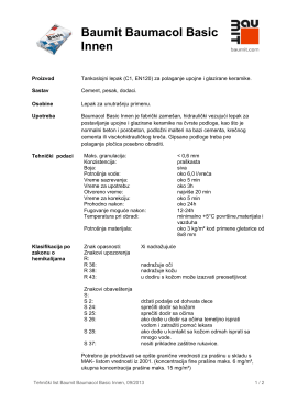 Tehnički list