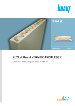 K524.sk Knauf VERMIBOARDKLEBER K524.sk