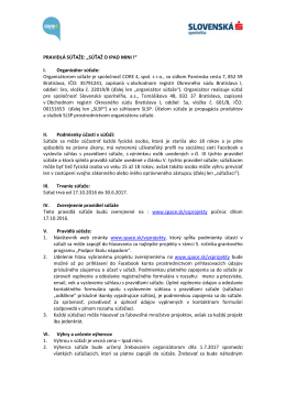 Hlasuj za projekty a vyhraj iPad mini!