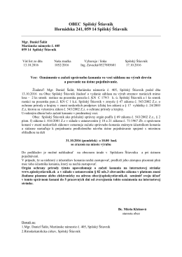 výrub stromov spišský štiavnik_RKCirkev_Šalát_Daniel