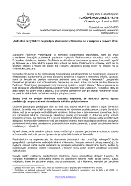 Č&iacute;tať dokument - curia