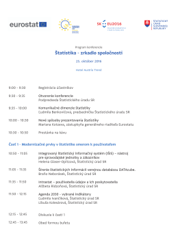 Program konferencie