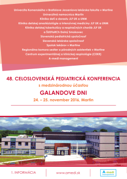 Pozvánka s programom