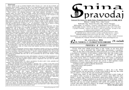 19. ročník - Farasnina.sk